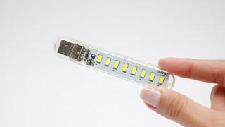 8 LED USB Light Review  Portable Illumination