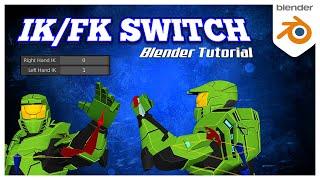 Blender IKFK Switch Tutorial Easy Rigging Tutorial