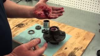 Pt.2 Boat Trailer Bearing Service At D-Rays Shop