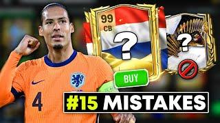 15 MISTAKES You MAKE When BUYING NEW DEFENDERS in EA FC Mobile 24
