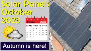 October 2023 Solar Panel Production Update