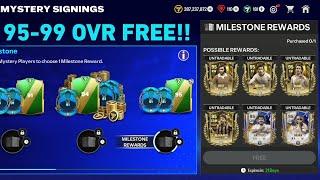 FREE 95-99 OVR MYSTERY SIGNING MILESTONE FC MOBILE 24  98-99 OVR EURO STAR REWARD IN FC MOBILE