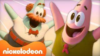 SpongeBob Patrick & Patricks Dad FLY?  Kamp Koral Full Scene  Nickelodeon Cartoon Universe