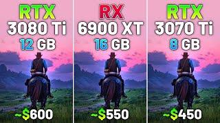 RTX 3080 Ti vs RX 6900 XT vs RTX 3070 Ti - Test in 12 Games in 2024