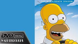 The Simpsons 19th Season 2007-08 2019 DvD Menu Walkthrough