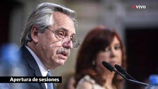 El discurso completo de Alberto Fernández en la Apertura de Sesiones Ordinarias 2023