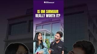 Is IIM Sirmaur Worth It for IPMAT Aspirants? Find Out Now  IIM Sirmaur BMS Program  #shorts