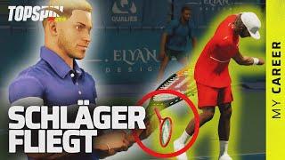 Irre Folge Tiebreak Gegner zertrümmert Schläger 05  TopSpin 2K25