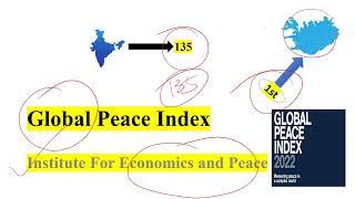 Global Peace Index  GPI  GPI 2022  India Rank 2022