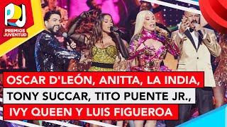 Fania All Stars en Premios Juventud 2024 el tributo de Oscar DLeón Anitta Ivy Queen y más