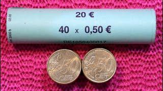 50 Cent Euro Coin Roll Hunting November 2021 NIFC