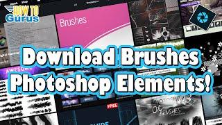 5 Great Sites to Download Free Custom Brushes for Photoshop Elements