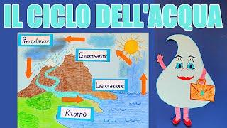  Il ciclo dellacqua il viaggio di Gocciolina 