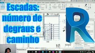 Inserindo número de degraus e caminho na escada - Revit 2019