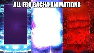 FGOS SUMMONING ANIMATIONS 