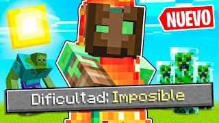 LA NUEVA DIFICULTAD de MINECRAFT... ES IMPOSIBLE  MINECRAFT ALEATORIO