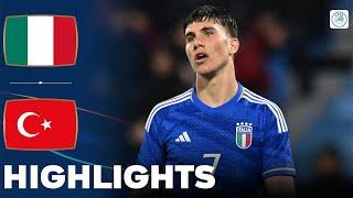 Italy vs Turkey  Highlights  U21 Euro Qualification 26-03-2024