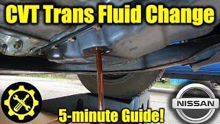 2007 - 2012 Nissan Altima 2.5L CVT Transmission Fluid Change