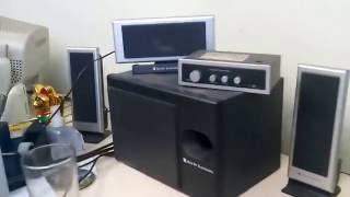 Home Theatre Altec Lansing Vs-3151 5.1 Surround Sound Speaker Test