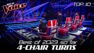 The Best 4-CHAIR TURNS on The Voice 2023 so far  Top 10