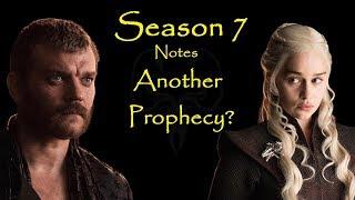 Season 7 Notes Another Prophecy Fulfilled?