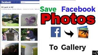 How to Save Pictures from Facebook  how to save photos from facebook to phone