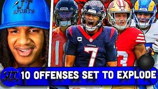 JT On The Most EXPLOSIVE Offenses For 2024 NFL Season