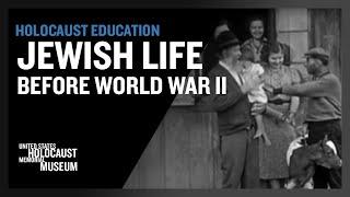 Jewish Life before World War II  Holocaust Education  USHMM