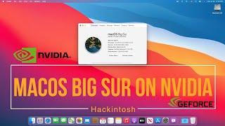 macOS Big Sur on NVIDIA  Hackintosh