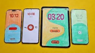 iphone 16 ios 17 HTC u23 pro ipad prosamsung z flip 6 alarm clock ringing