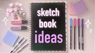 5 Ways to Fill Your Sketchbook \\ aesthetic simple & pretty  episode 3