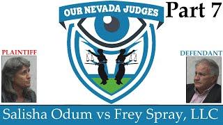 Salisha Odum vs Frey Spray LLC Part 7 June 5 2023