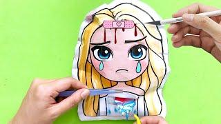 ELSA PAPERCRAFTS SQUISHY HORROR GAME PAPER DOLL SURGERY