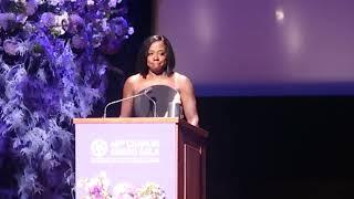 Viola Davis accepts being the honoree at the 48th Chaplin Awards Gala