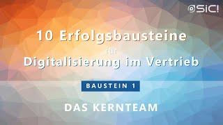 Aufbau eines Kernteams für digitalen Vertriebserfolg  Erfolgsbaustein #1