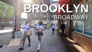 NEW YORK CITY Walking Tour 4K BROOKLYN - BROADWAY