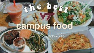 What I Eat In A Day At Virginia Tech  #2 Campus Food In The Country