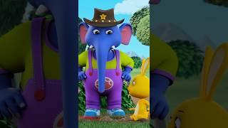 Hathi Dada Jhoom Ke Chale हाथी दादा #shorts #hindirhymes #elephantcartoon #kidsvideo #shortvideo