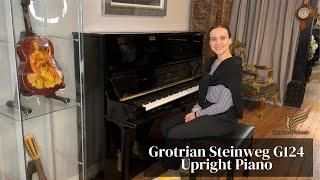 Grotrian Steinweg G124 2008 Upright piano  Review & Demo  Sherwood Phoenix