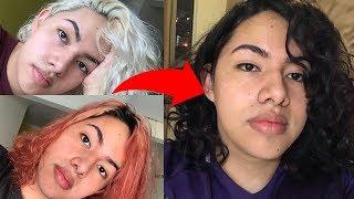 From Blond To Brunette  Hair Journey Transformation  DYEING BLEACHED  Pt4