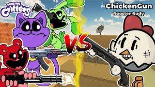 smiling critters VS chicken gun @cuadradito_bonito #animation #poppyplaytimechapter3 