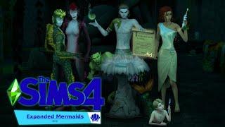 The Sims 4 Expanded Mermaids Mod Trailer