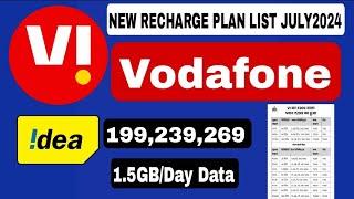 Vi New Recharge Plan list july 2024  Vi Recharge Price Hike  New Recharge Plan konsa hai Vi