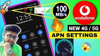 Vodafone APN Settings 4G5G  Vodafone Network Problem Solution  Vodafone Internet Not Working Net