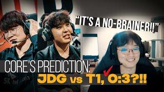 CoreJJ - T1 wins with 30? Cores Prediction on JDG vs T1  League of Legends