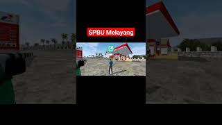 Menuju lokasi tempat SPBU Melayang#bussid #bussimulatorindonesia #shorts