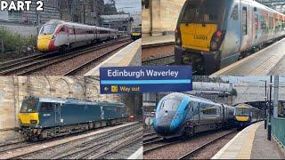 Trains At Edinburgh Waverley ECML 11724