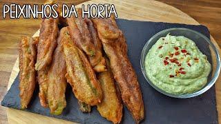 PEIXINHOS DA HORTA deliciosos - E ainda uma maionese de salsa muito fácil e deliciosa