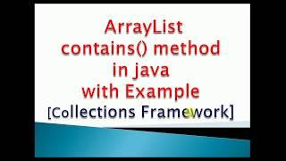 how to check element exist in arraylist in java Example