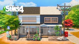 Modern Two-Tone Townhome   Stop Motion Build  The Sims 4  No CC